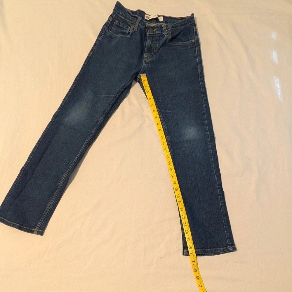 Levis 511 Slim Fit Dark Wash Denim Jeans W27 L27 Blue 5511-D3W 319